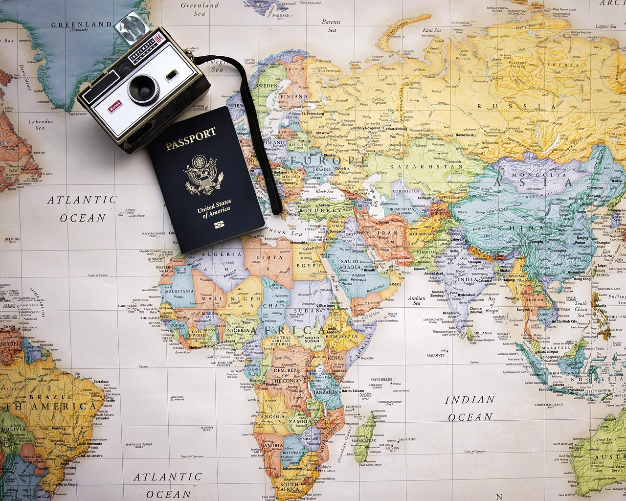 Navigation map displayed on a phone